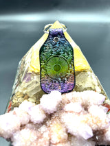 Stamped Leather Keychain - Eyeball