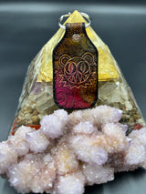 Stamped Leather Keychain - JRAD