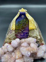 Stamped Leather Keychain - Widespread  Panic Note Eater