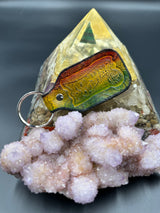 Stamped Leather Keychain - Yonder Mountain String Band