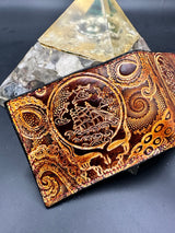 Stamped Leather Bifold Wallet - Grateful Lost Sailor