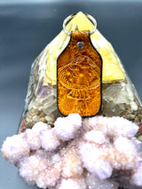 Stamped Leather Keychain - 4 Large Assorted Mushrooms