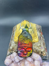 Stamped Leather Keychain - Grateful Blotter