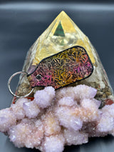 Stamped Leather Keychain - Widespread  Panic Note Eater