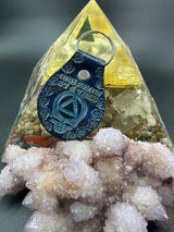 Stamped Leather Keychain - Sobriety