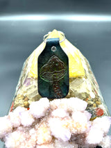 Stamped Leather Keychain - 4 Large Assorted Mushrooms