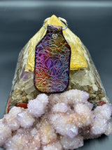 Stamped Leather Keychain - JRAD