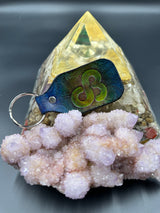 Stamped Leather Keychain - Daily Bread