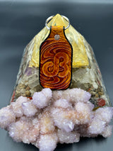 Stamped Leather Keychain - Daily Bread