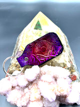 Stamped Leather Keychain - Eyeball