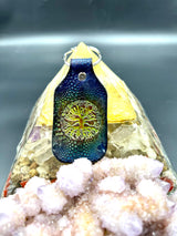 Stamped Leather Keychain - Railroad Earth