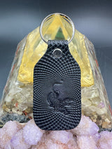 Stamped Leather Keychain - Grateful Jerry Tiger