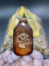 Stamped Leather Keychain - Grateful Ice Cream Kid