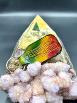 Stamped Leather Keychain - Leftover Salmon