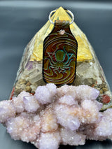 Stamped Leather Keychain -DDD