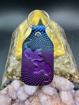 Stamped Leather Keychain - Grateful Jerry Tiger