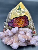 Stamped Leather Keychain -DDD