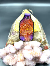 Stamped Leather Keychain - 4 Large Assorted Mushrooms