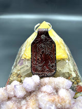 Stamped Leather Keychain - BigFoot