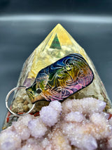 Stamped Leather Keychain - String Cheese Incident