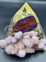 Stamped Leather Keychain - Yonder Mountain String Band