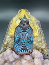 Stamped Leather Keychain - Grateful Uncle Sam