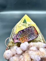 Stamped Leather Keychain - Leftover Salmon