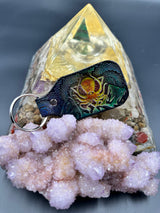 Stamped Leather Keychain -DDD