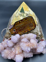 Stamped Leather Keychain - Yonder Mountain String Band