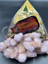 Stamped Leather Keychain - Yonder Mountain String Band