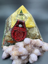 Stamped Leather Keychain - Sobriety