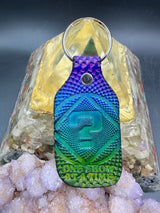 Stamped Leather Keychain - Tipper 2.0 Un-spunion