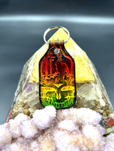 Stamped Leather Keychain - BigFoot