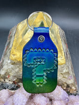 Stamped Leather Keychain - Tipper 2.0