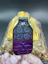 Stamped Leather Keychain - Grateful Blotter