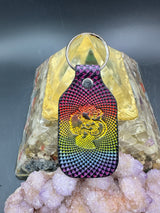 Stamped Leather Keychain - Grateful Ice Cream Kid