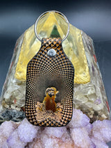 Stamped Leather Keychain - Grateful Pigpen