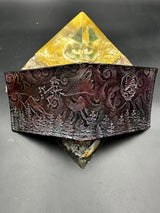 Stamped Leather Bifold Wallet - Widespread Panic