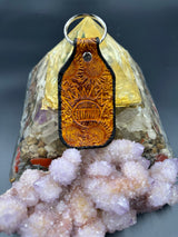 Stamped Leather Keychain - Boognish (Ween)