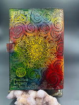 Stamped Leather Journal - Geometric Mandala