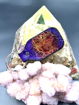 Stamped Leather Keychain - Ram Head