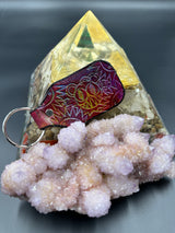 Stamped Leather Keychain - JRAD