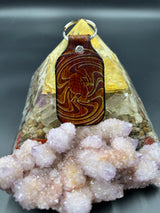 Stamped Leather Keychain - Widespread Panic Mikey