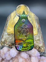 Stamped Leather Keychain - Grateful Ice Cream Kid