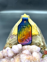 Stamped Leather Keychain - BigFoot