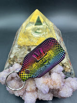 Stamped Leather Keychain - Grateful Uncle Sam