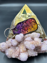 Stamped Leather Keychain - Widespread  Panic Note Eater