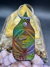 Stamped Leather Keychain - Tipper 2.0 Un-spunion