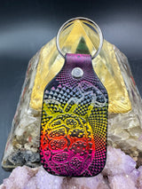 Stamped Leather Keychain - Grateful Terrapins XL