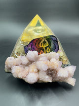 Stamped Leather Keychain - Mushrooms XL Cubensis